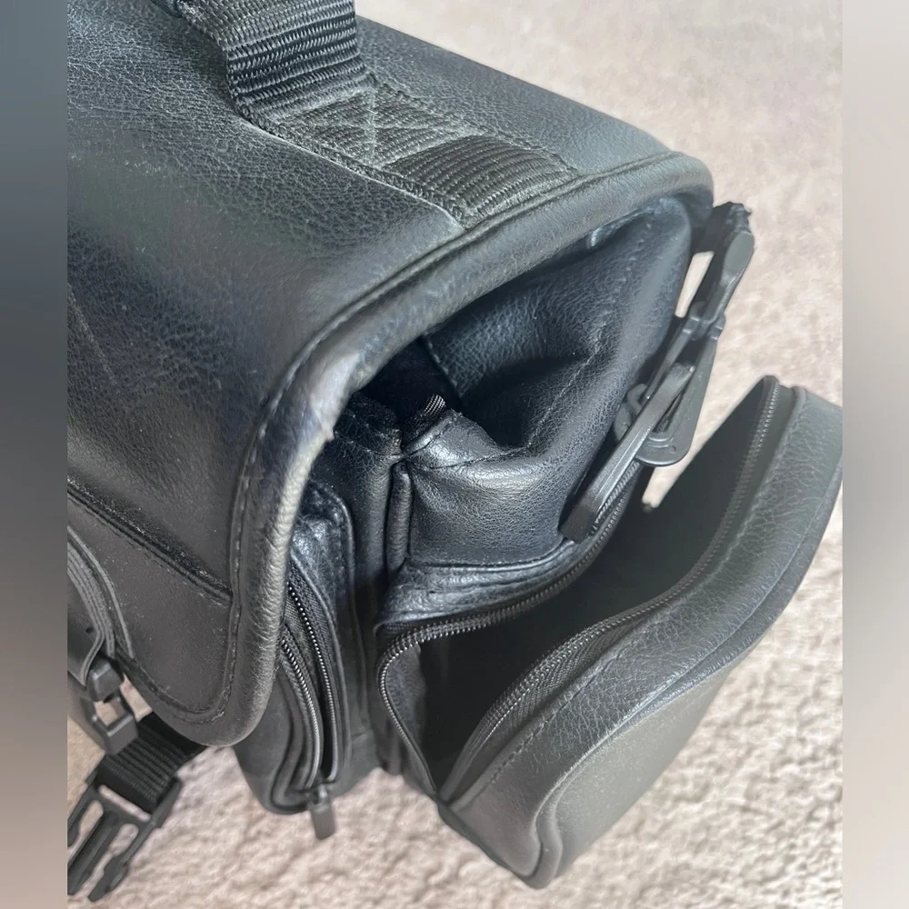 Sony Black Leather Cancorder Bag